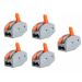 WAGO lasklem 2 draads, voor 230 volt, 5 stuks