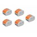 WAGO lasklem 3 draads, voor 230 volt, 5 stuks