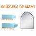 Spiegel op maat 4 mm met schuine kant (Facet geslepen) -