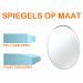Spiegel op maat 6 mm ovaal (Facet geslepen)