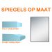 Spiegel op maat 6 mm rechthoek (Facet geslepen) -
