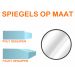 Spiegel op maat 6 mm rond (Facet geslepen) -