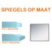 Spiegel op maat 4 mm vierkant (Facet geslepen) -