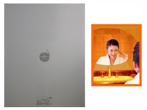 Spiegelheizung Badezimmer, rechteckig. 500 × 1000 mm, 230 volt