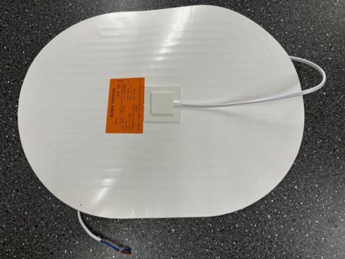 Spiegelheizung, rechteckig. 300 × 400 mm R100, 230 Volt, 80 cm Kabel