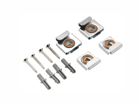 Spiegelklemset zwaar model – chroom