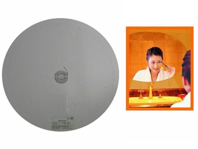 Badezimmer-Spiegelheizung Rund 700 mm, 70 cm 230 volt