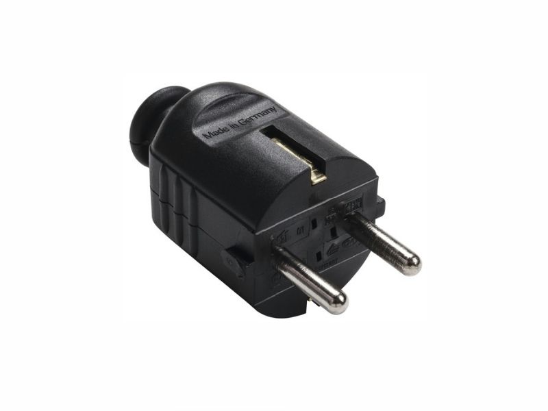 Stekker geaard zwart