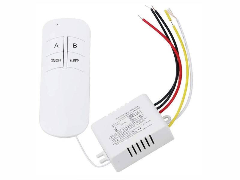 Kabelloser Schalter / Fernbedienung für 1× 230V – Max. 200W