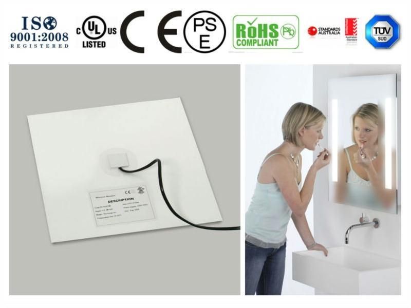 Badezimmer-Spiegelheizung Rund 250 mm, 25 cm 230 volt