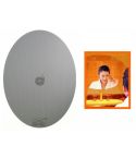 Spiegelheizung Badezimmer, oval. 360 × 500 mm, 24 volt